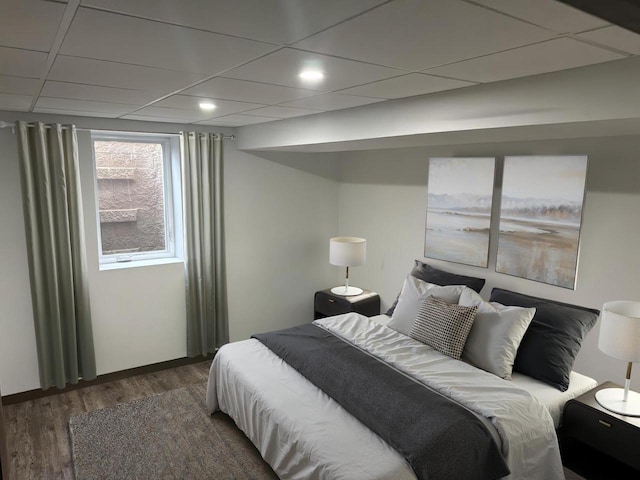 416 Sommers St, Stevens Point, WI 54481 - bedroom with wood finished floors and recessed lighting