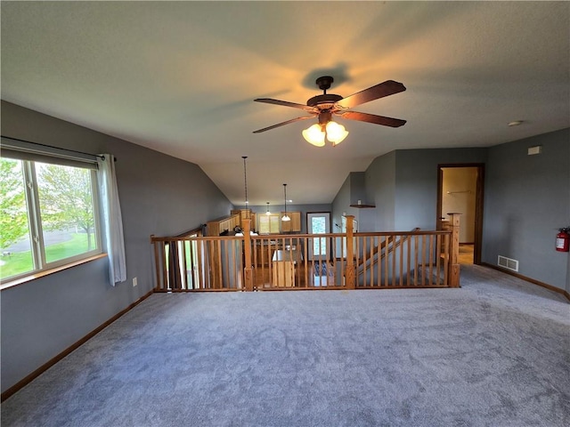 13570 42nd Ave, Chippewa Falls, WI 54729 - bonus room with a ceiling fan, carpet floors, and healthy amount of natural light