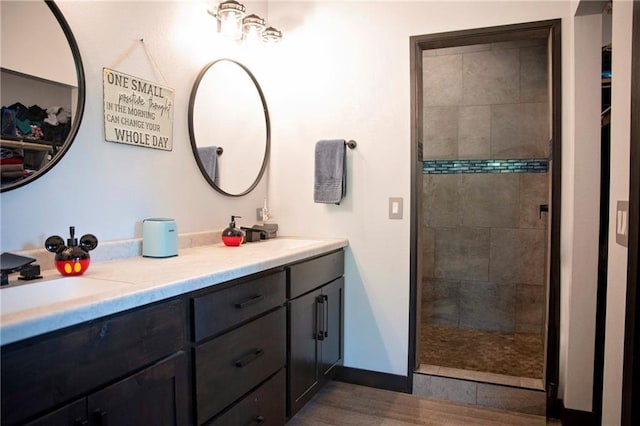 20398 64th Ave, Chippewa Falls, WI 54729 - full bath with tiled shower and double vanity