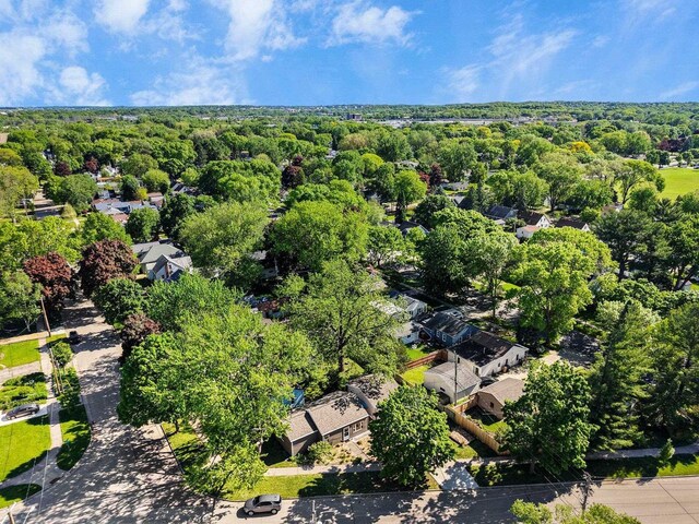 3486 Hargrove St, Madison, WI 53714 - aerial view of property and surrounding area featuring a heavily wooded area