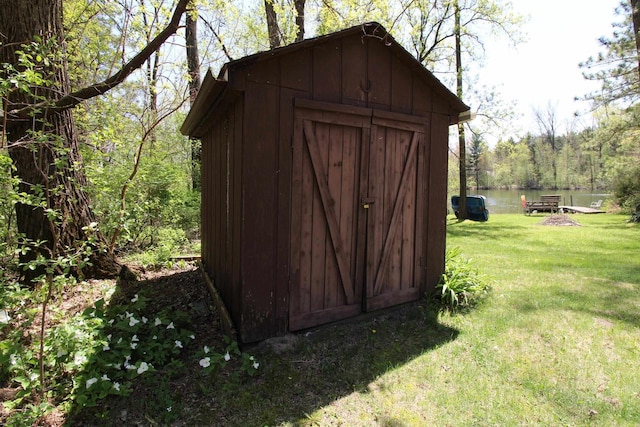 N9394 21st Ave, Neshkoro, WI 54960 - view of shed with a view of trees