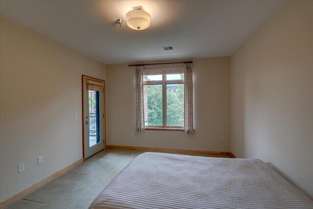 6767 Frank Lloyd Wright Ave Unit 219, Middleton, WI 53562 - bedroom with light carpet and baseboards