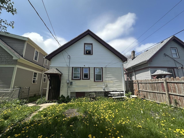 view of rear view of house