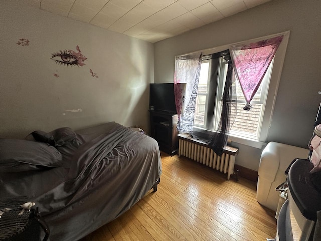 5733 W Philip Pl, Milwaukee, WI 53216 - bedroom with radiator and light wood finished floors
