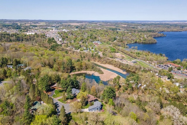 519 Grandview Heights Ct, Menomonie, WI 54751 - view of property location featuring a large body of water and a forest