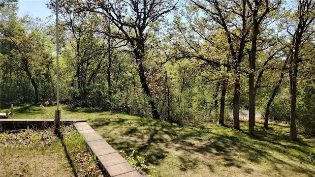 1286 Krattley Ln, Hudson, WI 54016 - view of grassy yard with a view of trees