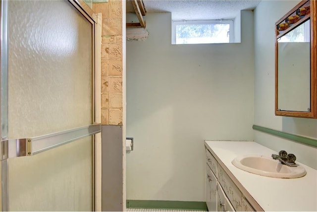 1286 Krattley Ln, Hudson, WI 54016 - bathroom with vanity and a shower with door