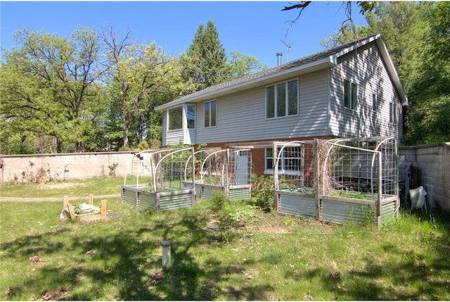 1286 Krattley Ln, Hudson, WI 54016 - view of front of home with a garden