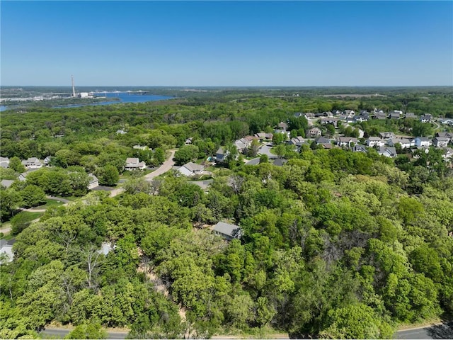 1286 Krattley Ln, Hudson, WI 54016 - view of property location with a heavily wooded area and a nearby body of water