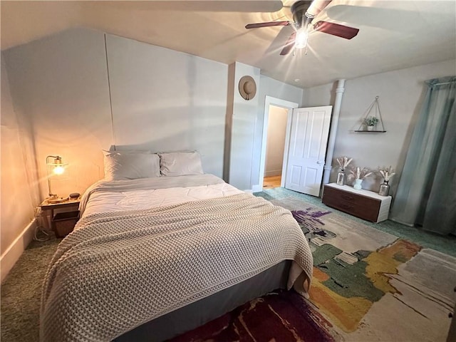 806 W Elm St, Chippewa Falls, WI 54729 - carpeted bedroom featuring ceiling fan