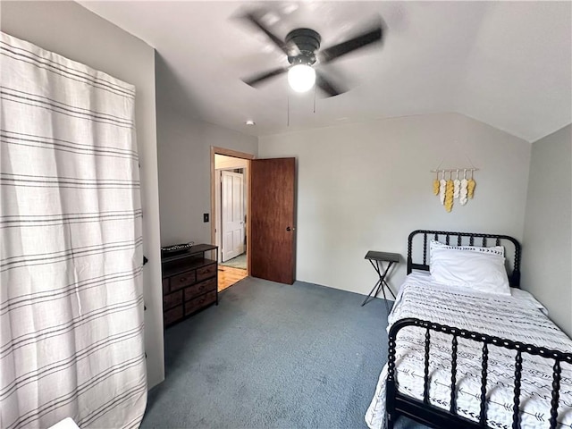 806 W Elm St, Chippewa Falls, WI 54729 - bedroom featuring carpet flooring, a ceiling fan, and vaulted ceiling