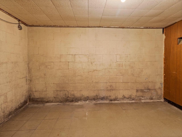 6043 N 118th St, Milwaukee, WI 53225 - below grade area featuring tile patterned floors