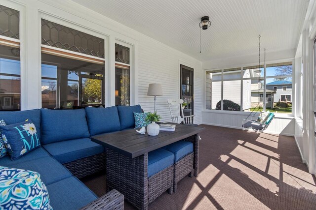 61 N Grand St, Markesan, WI 53946 - sunroom / solarium with outdoor lounge area