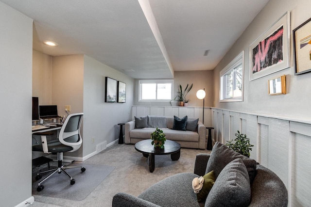 5402 Comanche Way, Madison, WI 53704 - office area featuring light carpet and baseboards