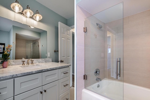 5402 Comanche Way, Madison, WI 53704 - full bathroom with enclosed tub / shower combo and vanity