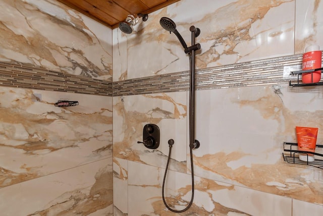 644 County Highway K, Hartford, WI 53027 - bathroom view of a marble finish shower