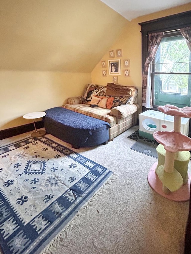 918 E Center St Unit 920, 922, Milwaukee, WI 53212 - bedroom featuring lofted ceiling and carpet floors