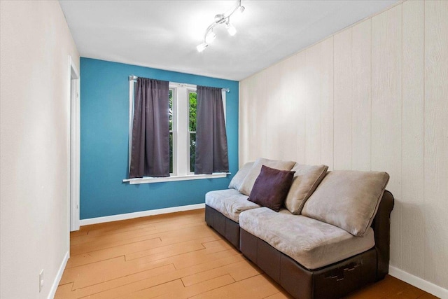 330 1st St, Port Edwards, WI 54469 - living area with wood finished floors and baseboards