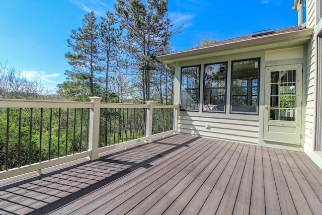 W8849 Deer Run Trl, Cambridge, WI 53523 - view of deck