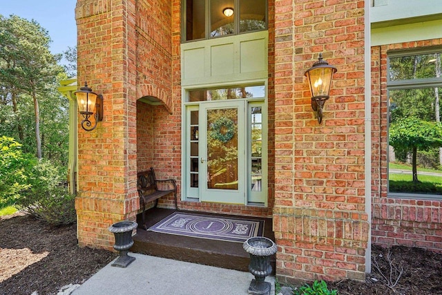 W8849 Deer Run Trl, Cambridge, WI 53523 - view of exterior entry featuring brick siding