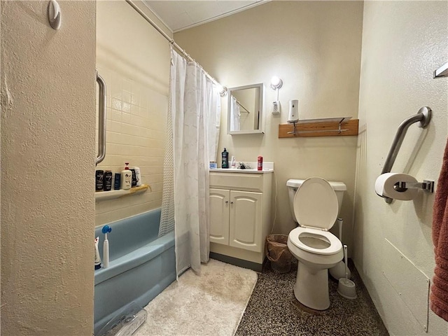 111 Arlington Ave Unit 1-12, Cameron, WI 54822 - bathroom with shower / tub combo, toilet, and vanity