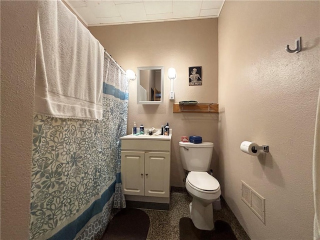 111 Arlington Ave Unit 1-12, Cameron, WI 54822 - full bathroom with toilet, vanity, and curtained shower