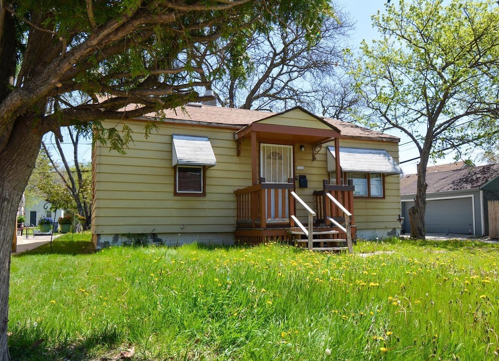 view of bungalow-style home