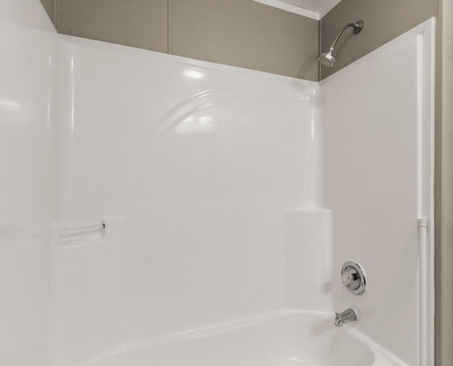 10 Fairlane Ct, Madison, WI 53713 - full bath with shower / washtub combination and ornamental molding