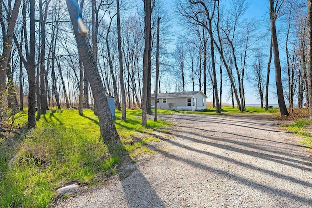 229 Bay Rd, Peshtigo, WI 54147 - view of front of property featuring gravel driveway