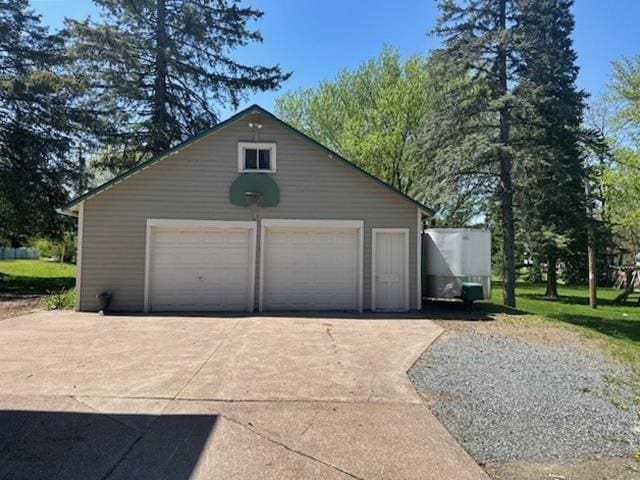 110 Hewett St, Neillsville, WI 54456 - view of detached garage