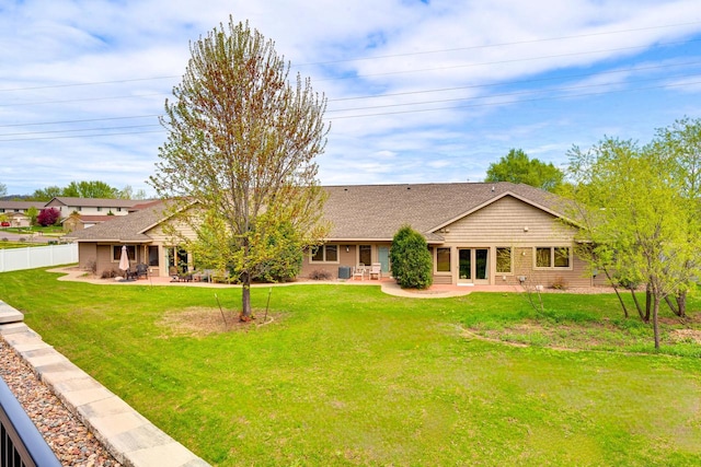 2149 Abbey Rd Unit 2147-2145, Onalaska, WI 54650 - back of house featuring a patio area and roof with shingles
