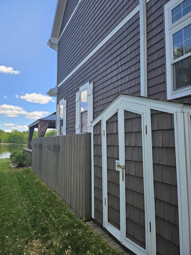 W11601 Demynck Rd, Lodi, WI 53555 - view of side of property featuring a water view