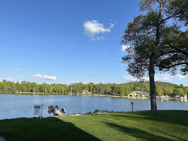 W11601 Demynck Rd, Lodi, WI 53555 - water view with a forest