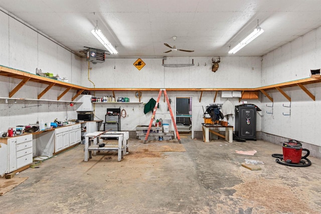 6056 Sharonwood Ln, Stevens Point, WI 54482 - garage with a workshop area
