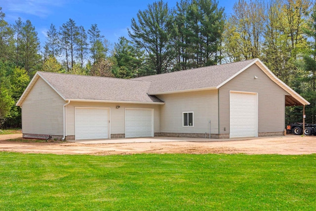 6056 Sharonwood Ln, Stevens Point, WI 54482 - view of detached garage