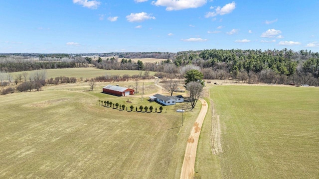 N8608 Strat Rd, Iola, WI 54945 - aerial view of sparsely populated area
