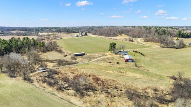 N8608 Strat Rd, Iola, WI 54945 - aerial view of sparsely populated area