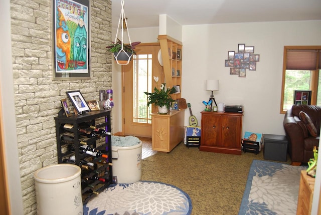 3207 County Rd W, Port Washington, WI 53074 - carpeted living area featuring plenty of natural light