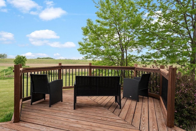 416 Rimrock Rd, Janesville, WI 53548 - view of wooden deck