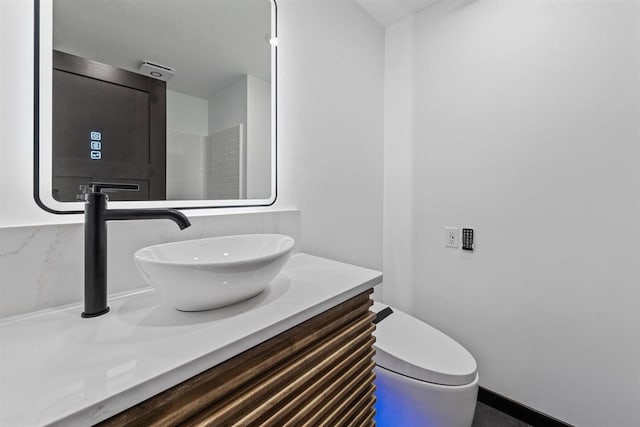 401 George St, Crivitz, WI 54114 - bathroom featuring vanity and toilet