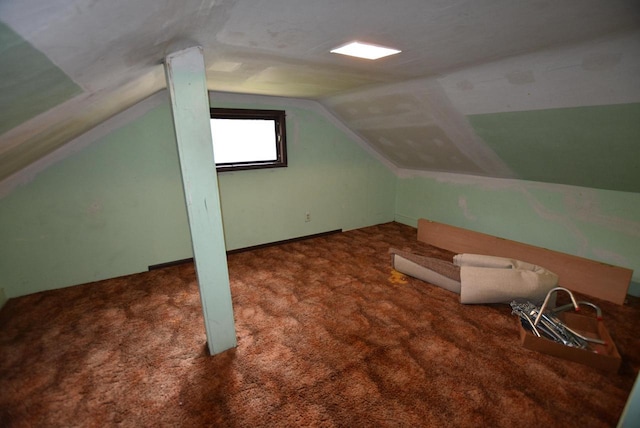 1118 E Pearl St, Neshkoro, WI 54960 - bonus room with vaulted ceiling and carpet floors