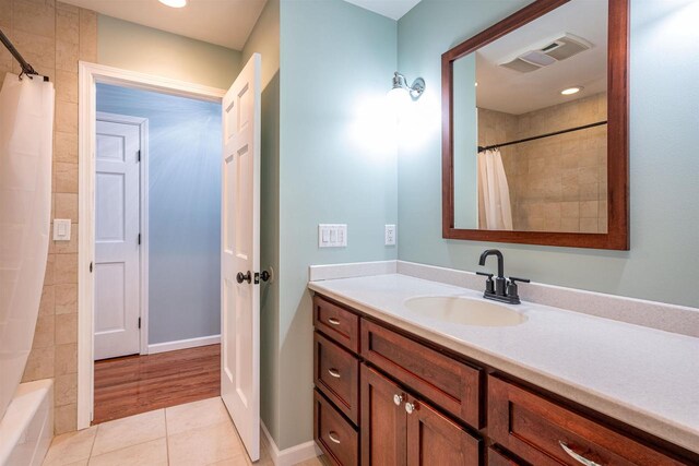 1725 Algonquin Dr, Baraboo, WI 53913 - full bathroom featuring tile patterned flooring and vanity