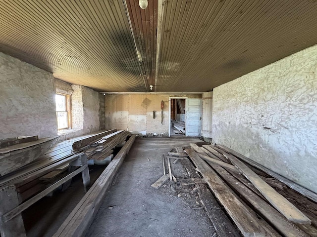 2897 County Road A, Oconto, WI 54153 - misc room featuring wooden ceiling