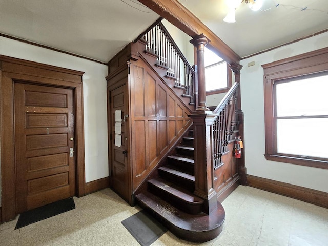 837 S 19th St, Milwaukee, WI 53204 - staircase with baseboards