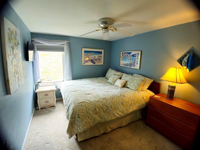 5449 Old Middleton Rd, Madison, WI 53705 - bedroom featuring carpet flooring and ceiling fan