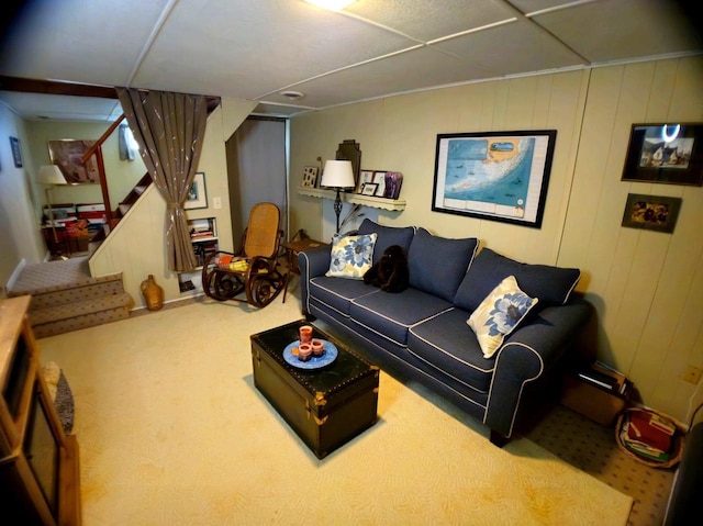 5449 Old Middleton Rd, Madison, WI 53705 - living area with carpet floors