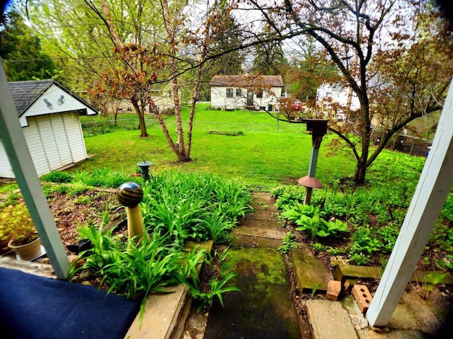5449 Old Middleton Rd, Madison, WI 53705 - view of yard with an outdoor structure