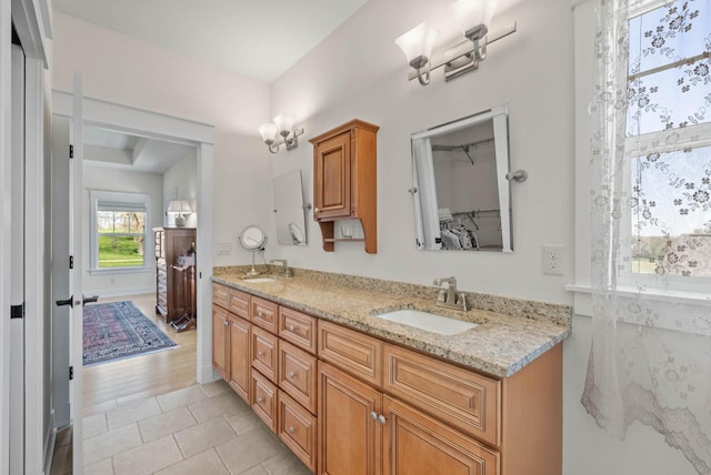 1387 Wilmington Way Unit 3-34, Lake Geneva, WI 53147 - full bathroom with double vanity and tile patterned floors