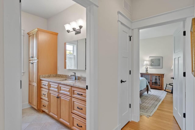 1387 Wilmington Way Unit 3-34, Lake Geneva, WI 53147 - ensuite bathroom featuring vanity and wood finished floors