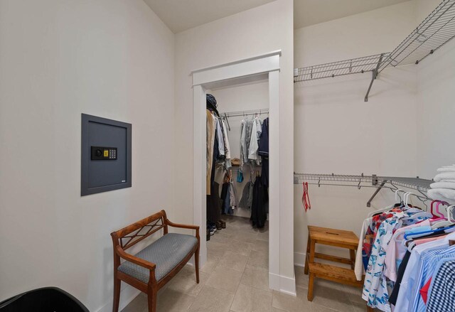 1387 Wilmington Way Unit 3-34, Lake Geneva, WI 53147 - walk in closet featuring electric panel and light tile patterned floors